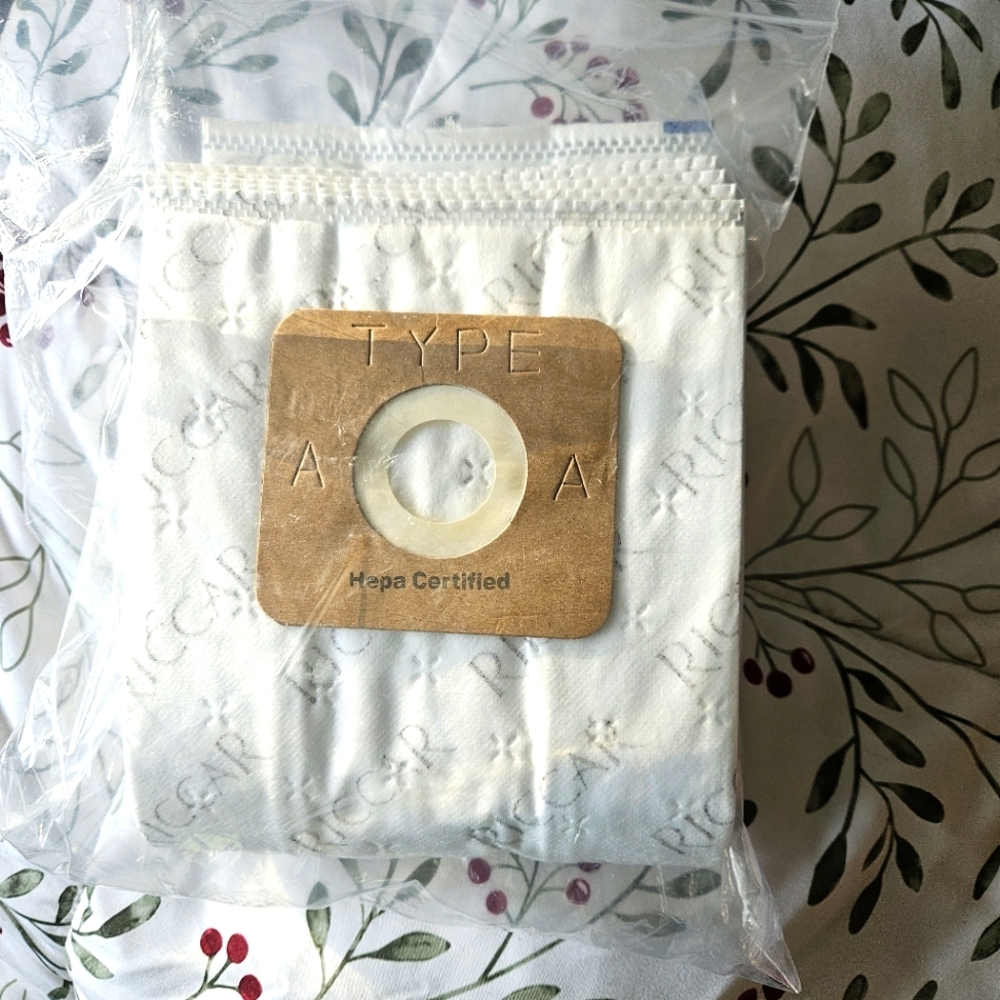 6 Size A ~  HEPA Certified Riccar Vacuum Bags